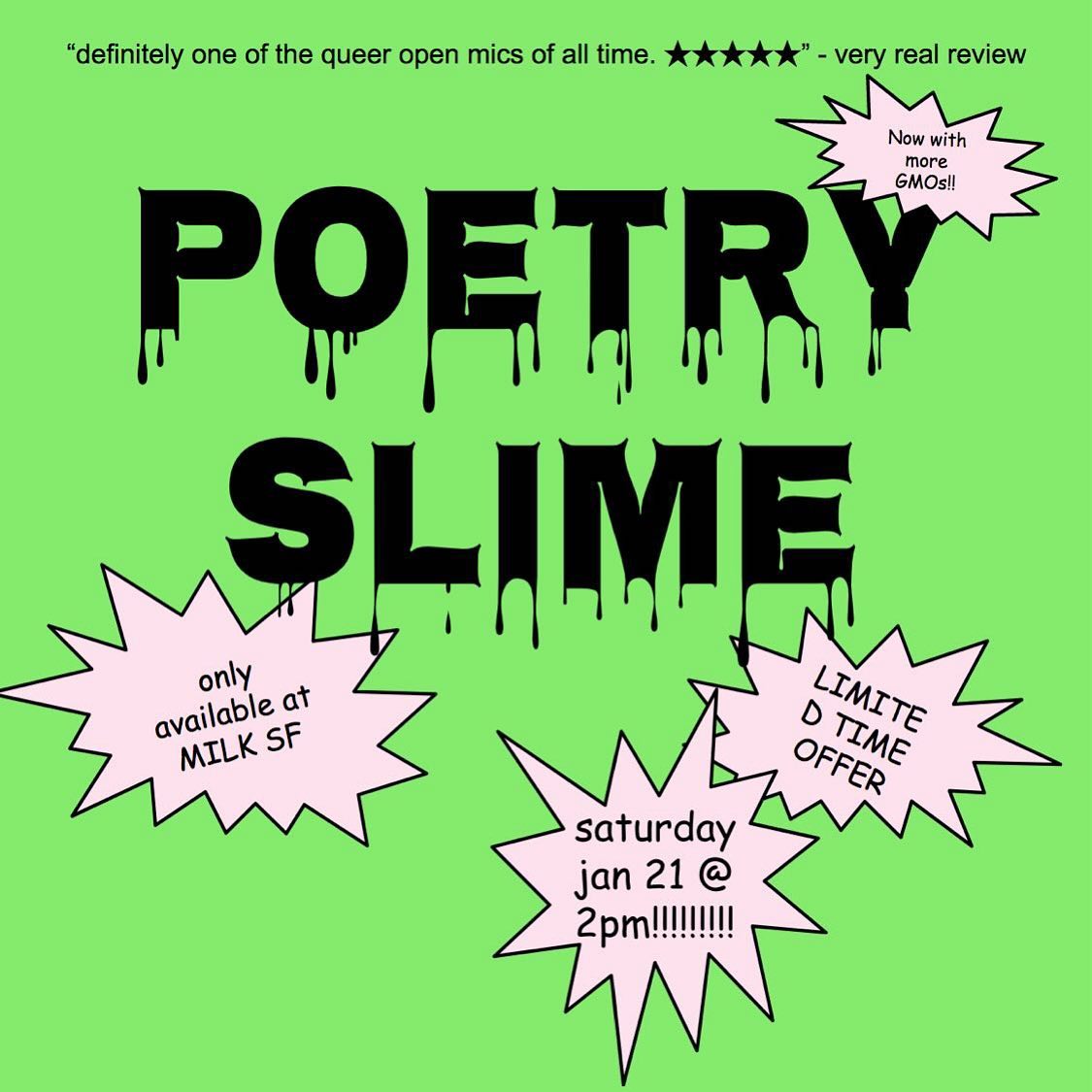 poetry slime on january 21, 2023
